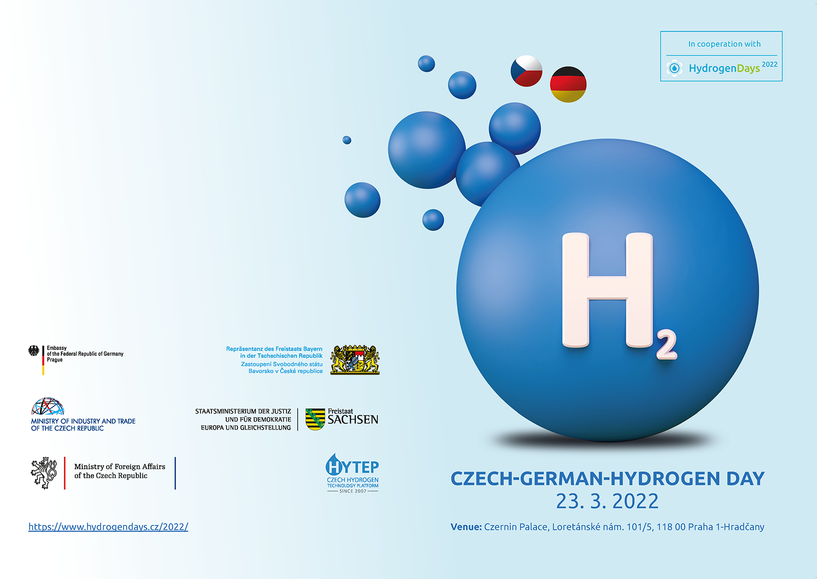 Sledujte Česko-německý vodíkový den 2022 online - Přenos na Youtube zrušen