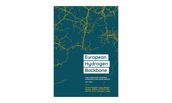 European Hydrogen Backbone - Studie od organizace "Gas for Climate" představují plán pro transport vodíku