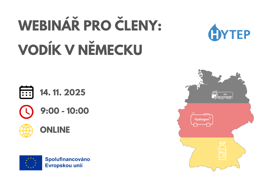 Webinář pro členy HYTEP: Vodík v Německu