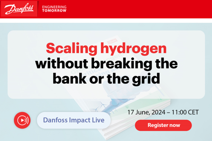Danfoss pořádá vodíkové webináře 